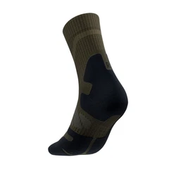 Bauerfeind Sportsocken Outdoor Merino Compression Erste Hilfe Artikel Dunkelgrün/Khaki/Grün