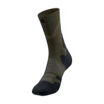 Bauerfeind Sportsocken Outdoor Merino Compression Erste Hilfe Artikel Dunkelgrün/Khaki/Grün
