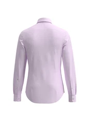 seidensticker Businesshemd Shaped Langarm Kentkragen Slim Fit Lila/Rosa