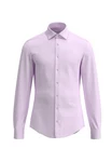 seidensticker Businesshemd Shaped Langarm Kentkragen Slim Fit Lila/Rosa