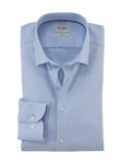 OLYMP Businesshemd Level Five body fit mit Struktur Hellblau/Dunkelblau/Blau