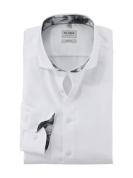 OLYMP Hemd Weiß/Creme/Braun/Grau/Silber
