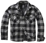Brandit Lumber Jacket Herren Übergangsjacke Schwarz/Dunkelgrau/Grau/Hellgrau