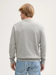 TOM TAILOR Pullover Grau/Hellgrau