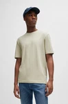 BOSS T-Shirt 'Chup' beige/weiß