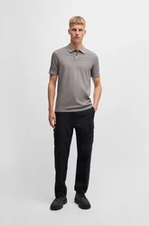 BOSS Shirt 'Prime' Grau/Braun/Beige