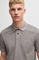 BOSS Shirt 'Prime' Grau/Braun/Beige