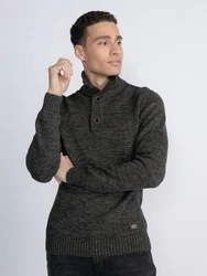 Petrol Industries Strickpullover Edwardsville Dunkelgrau/Braun/Grau/Hellblau/Hellgrau/Dunkelrot/Schwarz