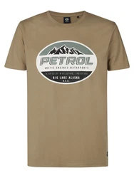 Petrol Industries T-Shirt Kennicott Braun/Khaki