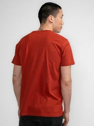 Petrol Industries T-Shirt Kennicott Rot/Braun/Dunkelrot/Orange