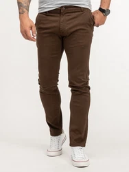 Rock Creek Chinohose Khaki/Dunkelbraun