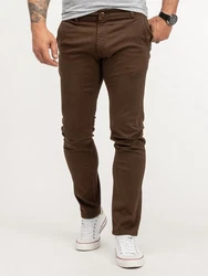 Rock Creek Chinohose Khaki/Dunkelbraun