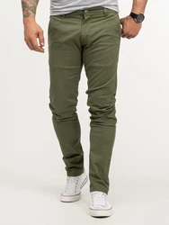 Rock Creek Chinohose Dunkelgrün/Khaki