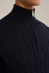 WE Fashion Sweater Dunkelblau/Blau