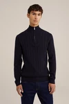 WE Fashion Sweater Dunkelblau/Blau