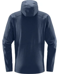 Haglöfs Fleecejacke Skuta Hood Dunkelblau/Blau
