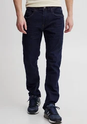 b.young Blend 5-Pocket Jeans Twister Dunkelblau/Blau/Lila