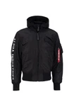 Alpha Industries Winterjacke MA-1 D-Tec SE Dunkelblau/Schwarz/Grau