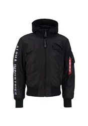 Alpha Industries Winterjacke MA-1 D-Tec SE Dunkelblau/Schwarz/Grau