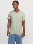 Jack & Jones T-Shirt JJESPLIT NECK TEE SS NOOS (1-tlg) Dunkelgrün/Türkis/Grün/Hellgrün/Khaki Jack & Jones T-Shirt JJESPLIT NECK TEE SS NOOS (1-tlg) Dunkelgrün/Türkis/Grün/Hellgrün/Khaki