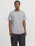 Jack & Jones T-Shirt JJEBasher Hellgrau/Grau/Dunkelgrau