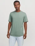 Jack & Jones T-Shirt JJEBasher Dunkelgrün/Grün