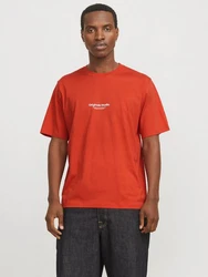 Jack & Jones T-Shirt JORVESTERBRO Orange/Rot
