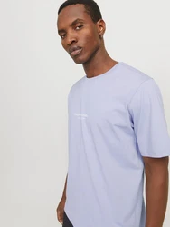Jack & Jones T-Shirt JORVESTERBRO Blau/Hellblau/Lila/Grau