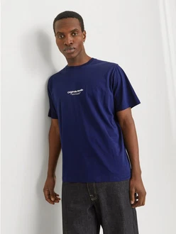 Jack & Jones T-Shirt JORVESTERBRO Dunkelblau/Blau/Lila Jack & Jones T-Shirt JORVESTERBRO Dunkelblau/Blau/Lila