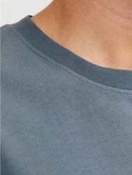 Jack & Jones T-Shirt JORVESTERBRO Grau/Dunkelblau/Blau/Dunkelgrau