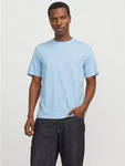 JACK & JONES T-Shirt JJEPaulos hellblau