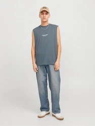 JACK & JONES 'JORVesterbro' Grau/Dunkelblau/Blau/Hellblau