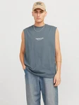 JACK & JONES 'JORVesterbro' Grau/Dunkelblau/Blau/Hellblau