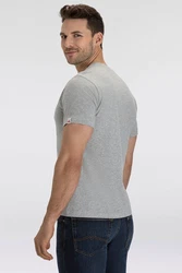Replay T-Shirt Grau/Rot/Dunkelgrau