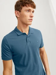 JACK & JONES Poloshirt Blau/Grau/Dunkelblau/Hellblau