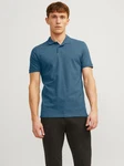 JACK & JONES Poloshirt Blau/Grau/Dunkelblau/Hellblau