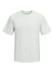 Jack & Jones Rundhalsshirt JJEPERFECT TEE O-NECK SS SN Grau/Khaki/Weiß