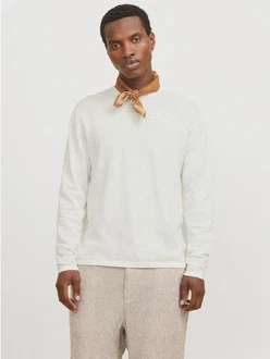 Jack & Jones Pullover JJESummer Khaki/Beige/Grau/Weiß Jack & Jones Pullover JJESummer Khaki/Beige/Grau/Weiß