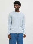 Jack & Jones Pullover JJESummer Hellblau/Blau/Grau