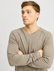 Jack & Jones Pullover JJEBreeze Khaki/Braun/Beige