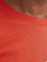 Jack & Jones T-Shirt JORANATOMY SKULL TEE SS CREW NECK Rot/Orange