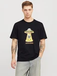 Jack & Jones T-Shirt JORANATOMY SKULL TEE SS CREW NECK Schwarz/Creme/Grau/Lila/Dunkelgrau