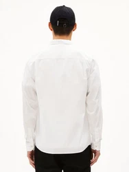 Armedangels Langarmhemd Quaasa Regular Fit Hemd Weiß/Creme