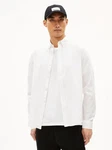 Armedangels Langarmhemd Quaasa Regular Fit Hemd Weiß/Creme