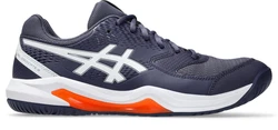 Asics GEL-DEDICATE Tennisschuh Blau/Dunkelblau/Hellblau/Rot/Hellgrau/Grau/Orange