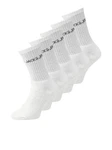 Jack & Jones Tennissocken JACREGEN TENNIS SOCK 5 PACK NOOS Weiß/Dunkelblau/Grau/Creme
