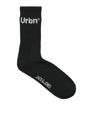 Jack & Jones Freizeitsocken JACURBN TENNIS SOCKS Schwarz/Weiß/Braun