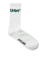 Jack & Jones Freizeitsocken JACURBN TENNIS SOCKS Schwarz/Weiß/Braun