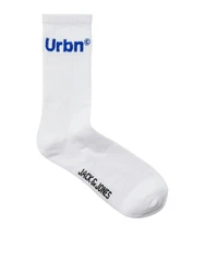 Jack & Jones Freizeitsocken JACURBN TENNIS SOCKS Schwarz/Weiß/Braun