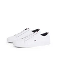 TOMMY HILFIGER Sneaker Weiß/Creme/Dunkelblau/Rot